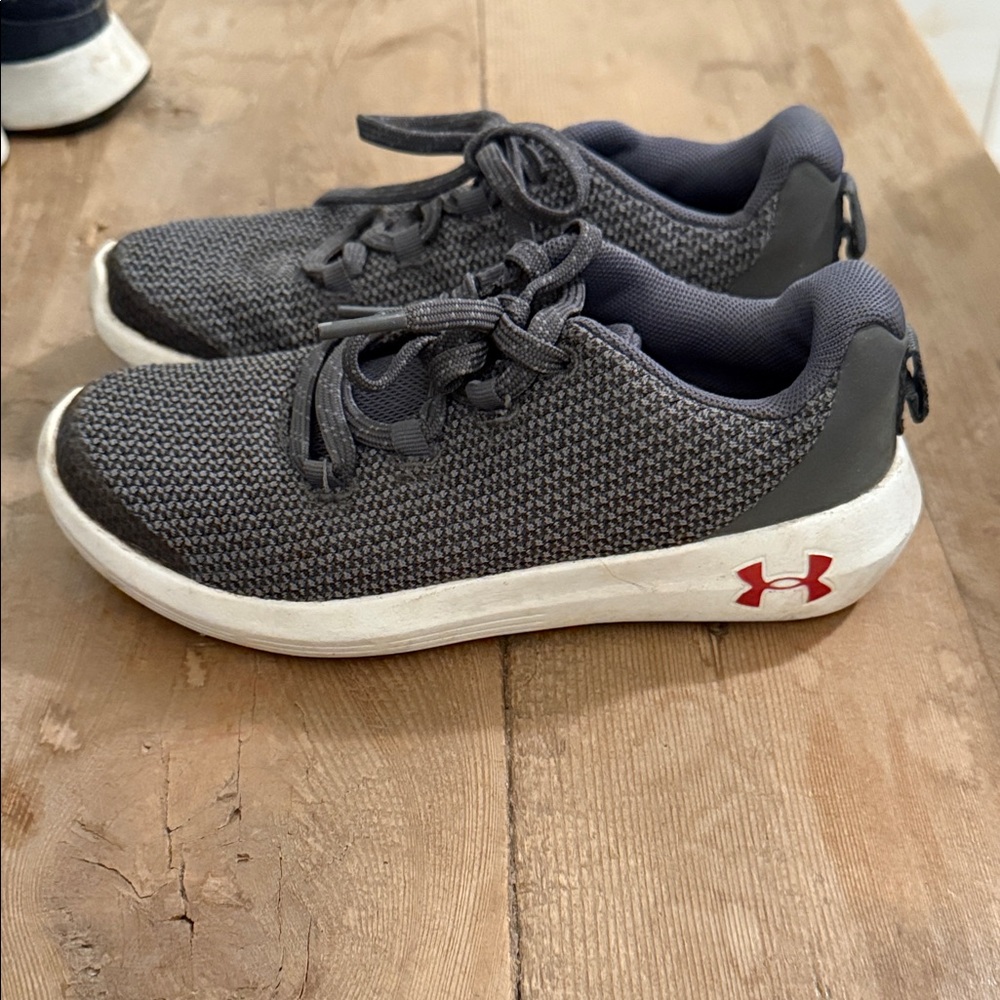 Under Armour Kids' Black and White Sneakers